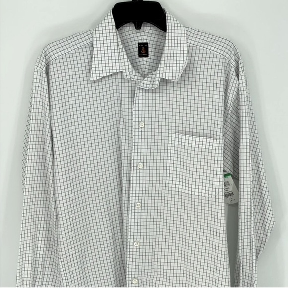 Robert Talbott Classic Men’s Shirting Black Checkered - Picture 1 of 5